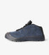 Blue mens low top sneakers