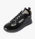 black low top sneakers