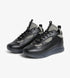 black low top sneakers