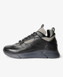 black low top sneakers