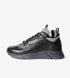 black low top sneakers