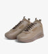 brown low top sneakers
