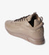 brown low top sneakers