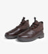 Marron brogue boots