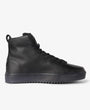 black high top sneakers