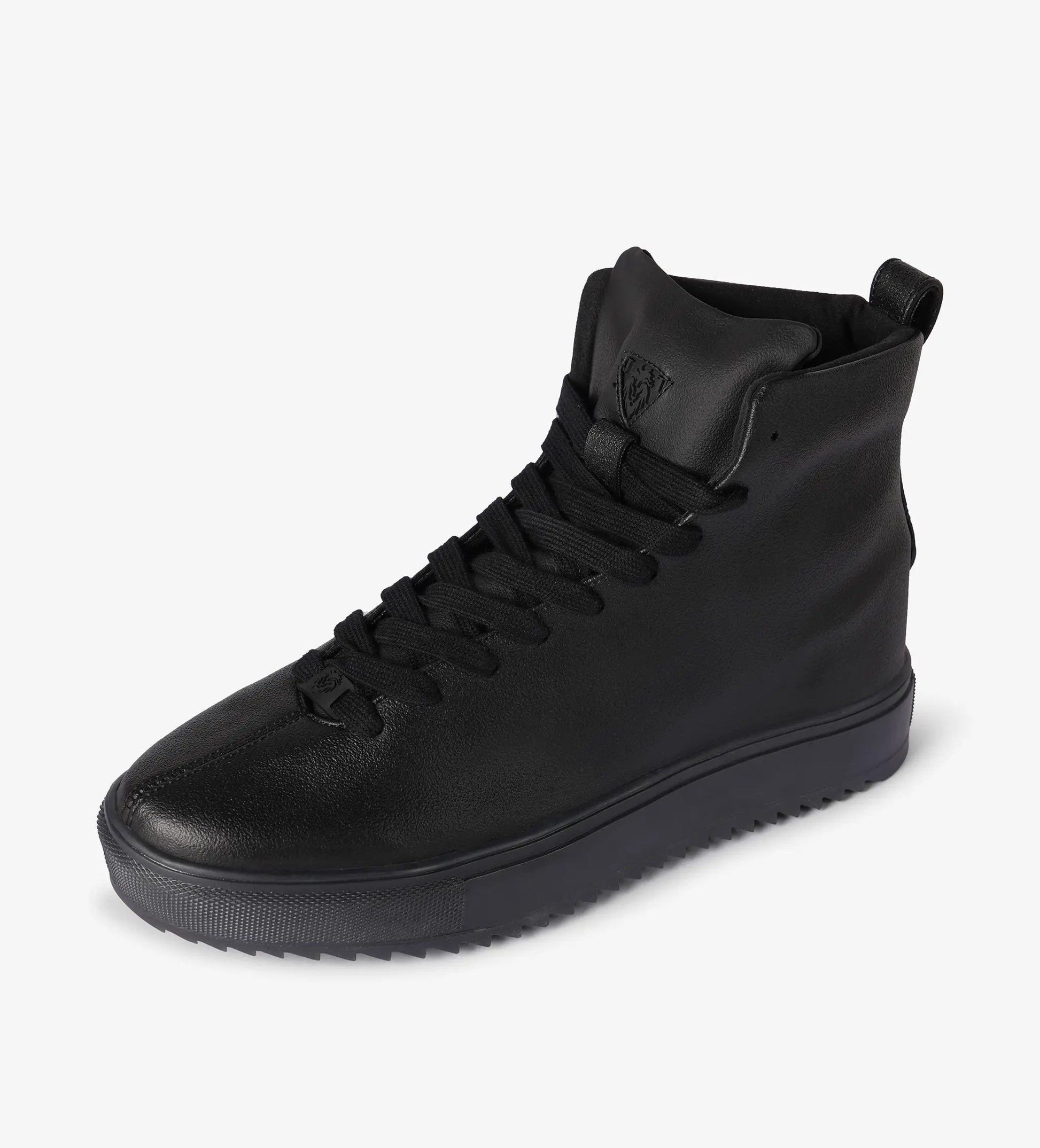 black high top sneakers