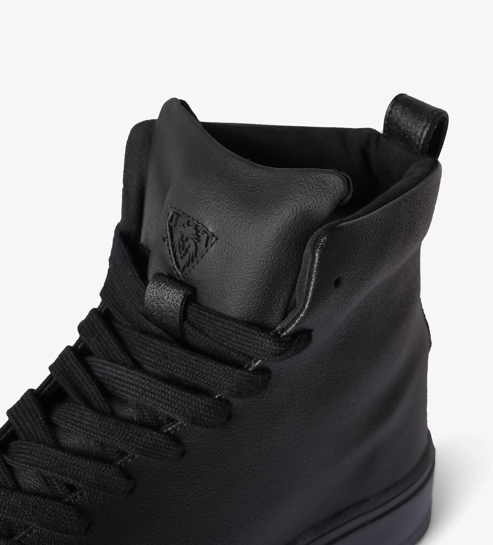 black high top sneakers