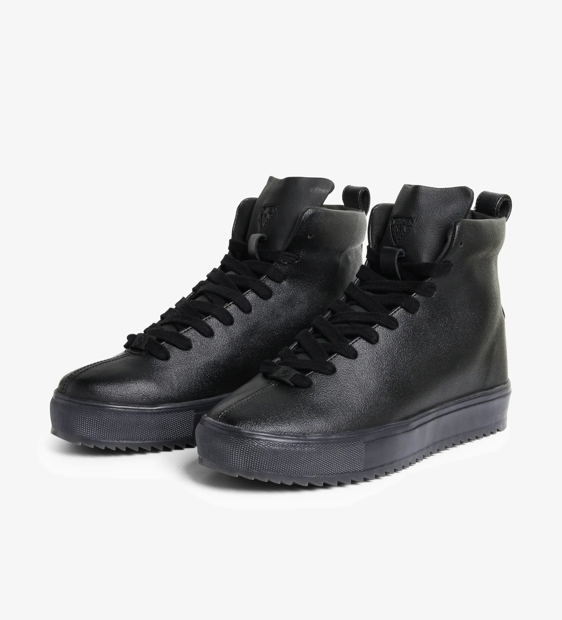black high top sneakers