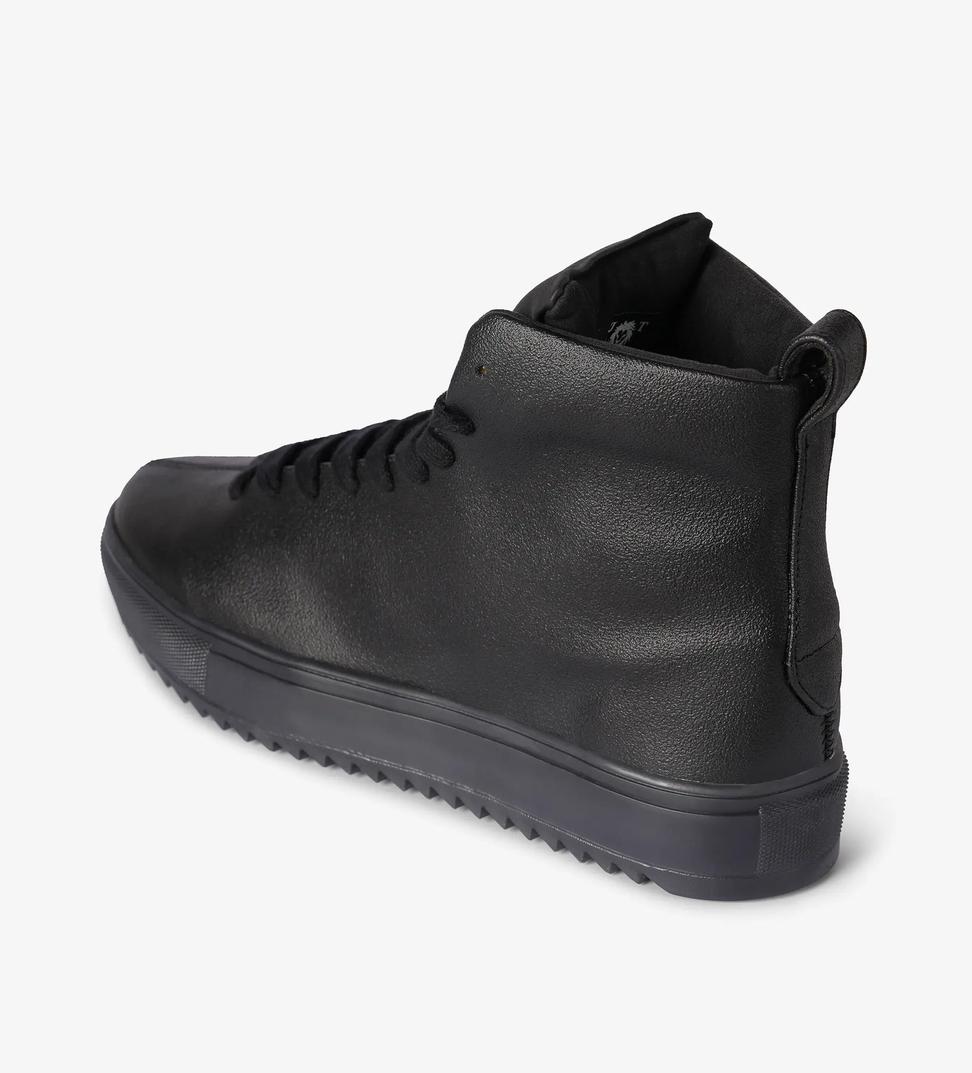 black high top sneakers