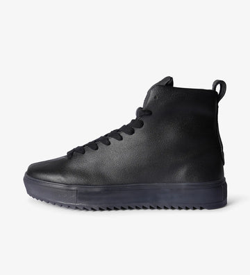 black high top sneakers
