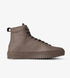 brown high top sneakers