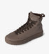 brown high top sneakers
