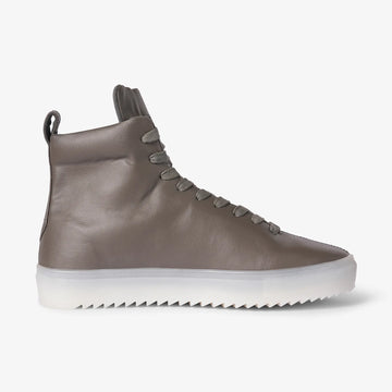 Grey high top sneakers